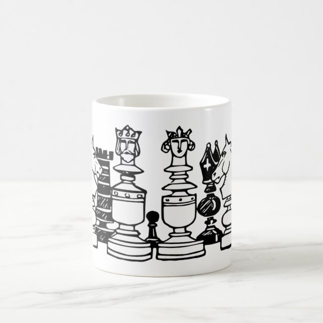 Schackpjäserna  kaffemugg (Center)