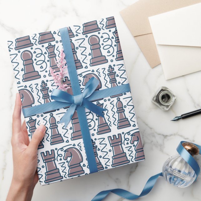 Schackpresentpapper, Schackbräde presentförpacknin Presentpapper (Gifting)