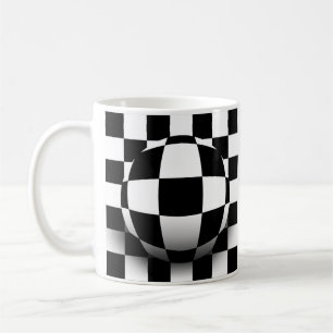 Schackruttsillusion Kaffemugg