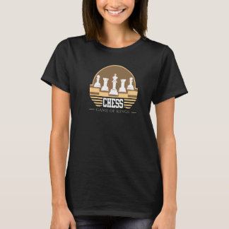 Schackspel för kungar och dam t shirt