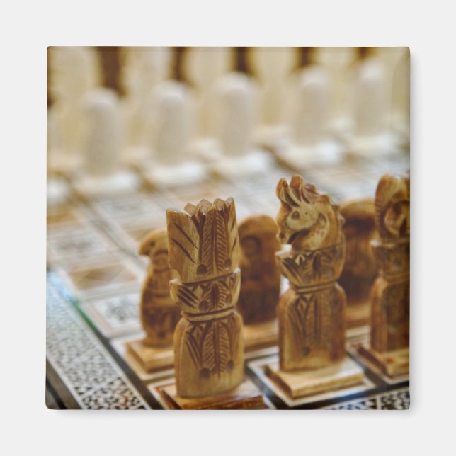 Schackspel till salu, Khan el Khalili Bazaar, Magnet (Framsidan)