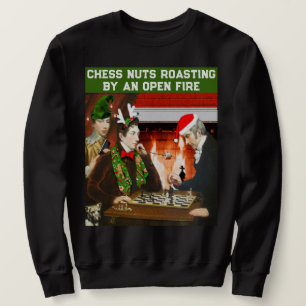 Schackspelare jul lång ärmad tröja