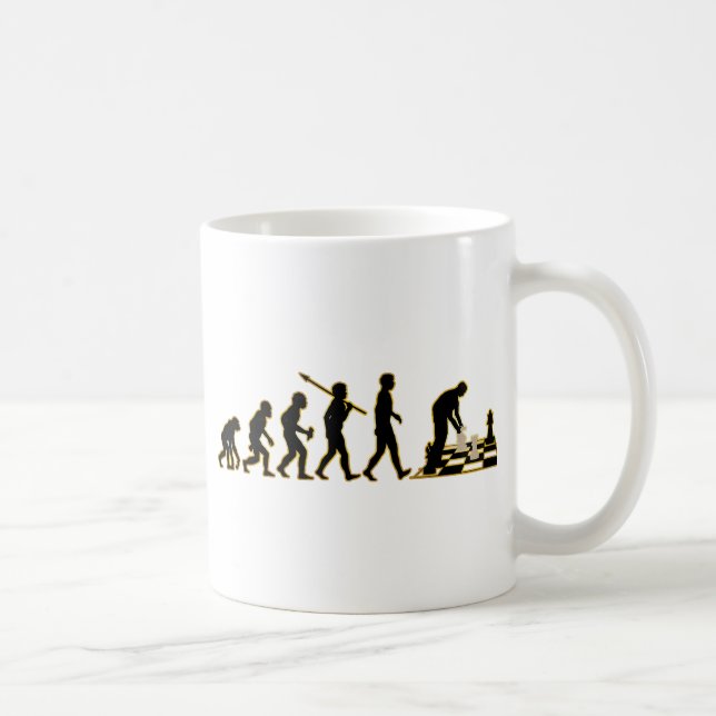 Schackspelare Kaffemugg (Höger)