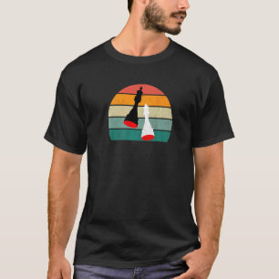 Schackspelare kung drottning bonde torn löpare spr t shirt