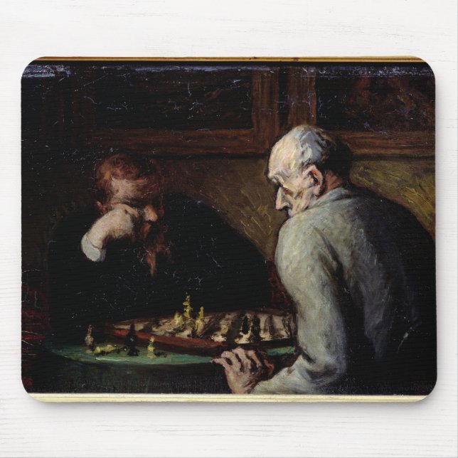 Schackspelarna, c.1863-67 musmatta (Framsidan)
