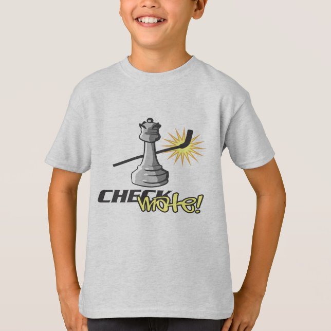 SchackT-tröja och Gifts. Tee Shirt (Framsida)