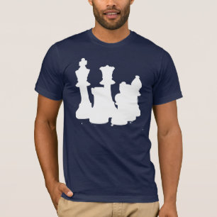 Schackuppsättningvit T Shirt