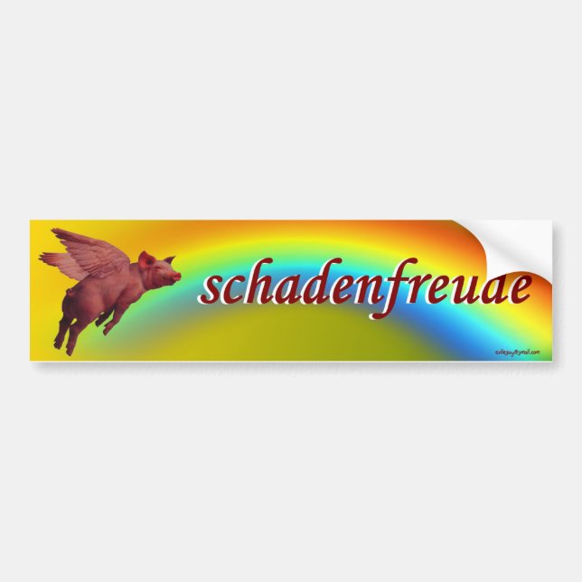 schadenfreude bildekal (Framsidan)