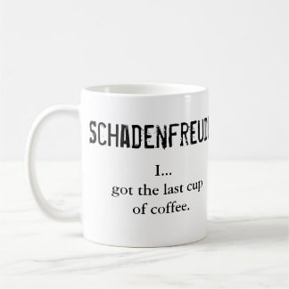 Schadenfreude vs Glückschmerz Kaffemugg