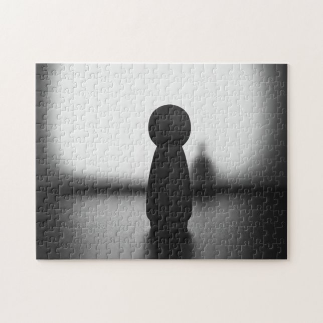 Schaduw van een mentale toestand. pussel (Horisontell)