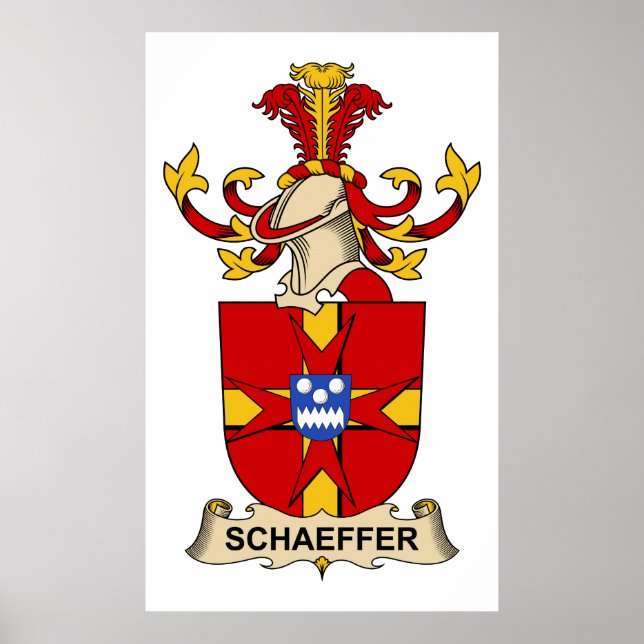 Schaeffer Family Crest Poster (Framsidan)
