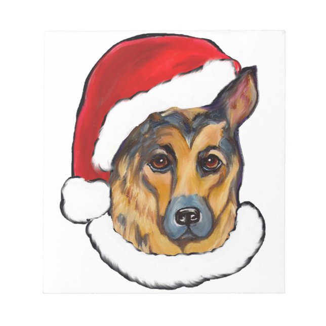 SCHÄFERHUND ANTECKNINGSBLOCK (Framsida)