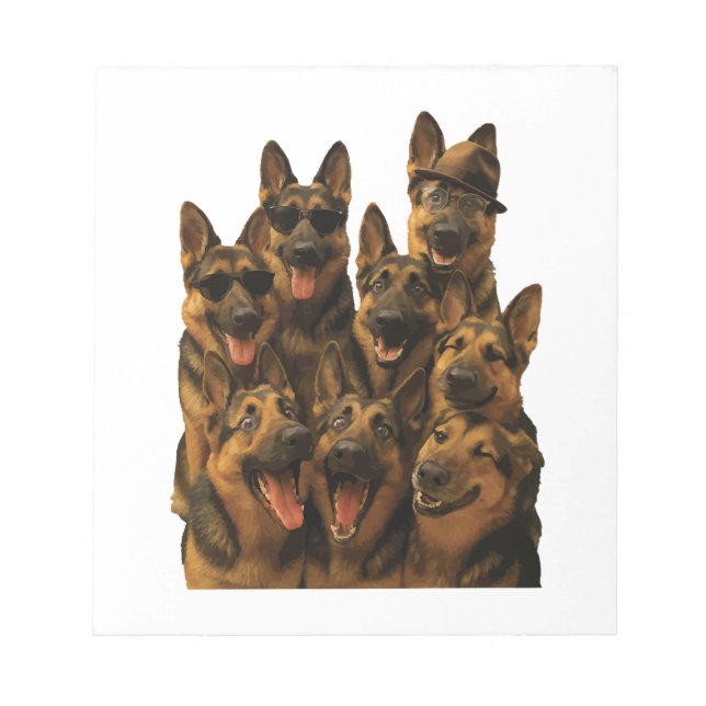 Schäferhund Anteckningsblock (Framsida)