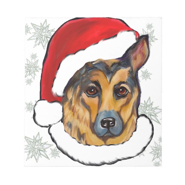 SCHÄFERHUND ANTECKNINGSBLOCK (Framsida)