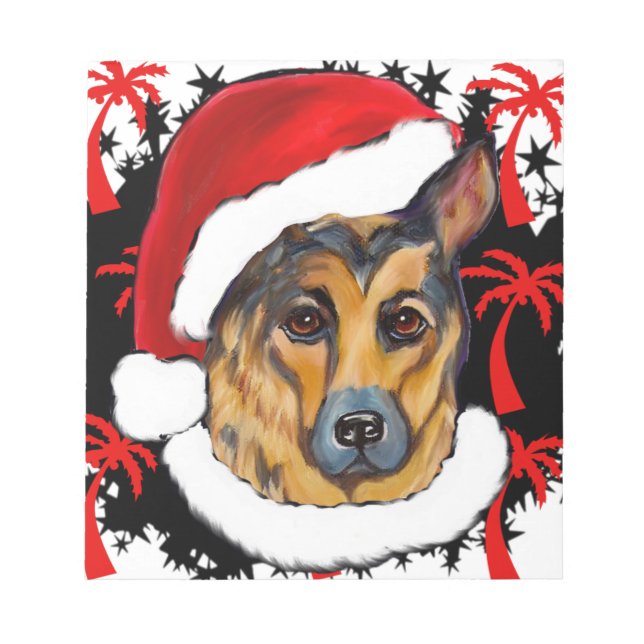 SCHÄFERHUND ANTECKNINGSBLOCK (Framsida)