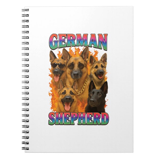 Schäferhund Anteckningsbok (Framsidan)