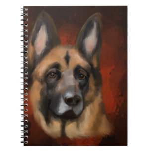 SCHÄFERHUND ANTECKNINGSBOK