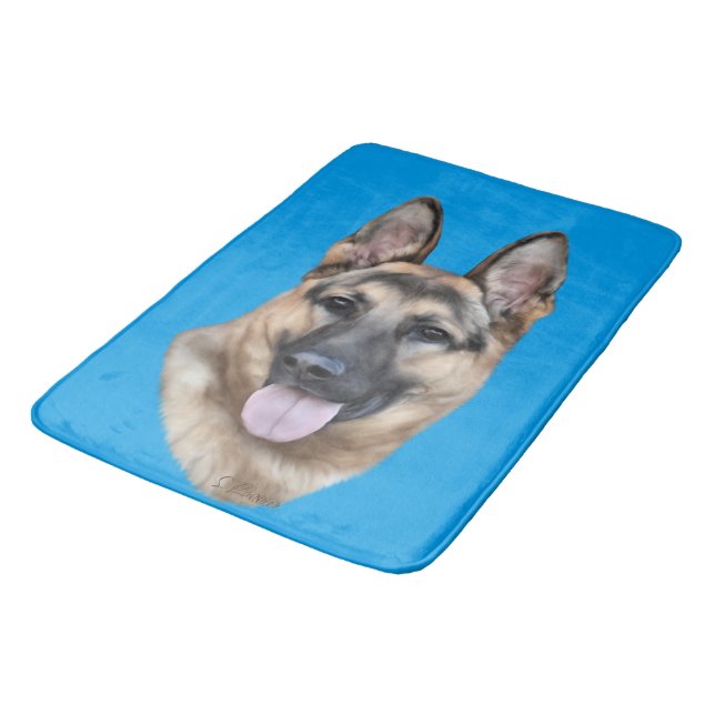 Schäferhund Badrumsmatta (Vinklad)