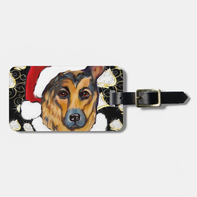 SCHÄFERHUND BAGAGEBRICKA (Horisontell Framsida)