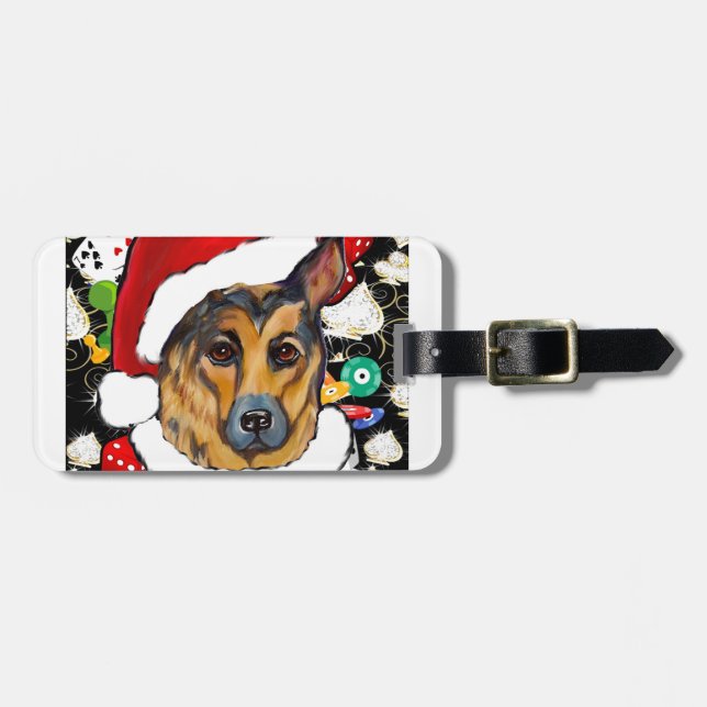 SCHÄFERHUND BAGAGEBRICKA (Horisontell Framsida)