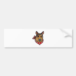SCHÄFERHUND BILDEKAL