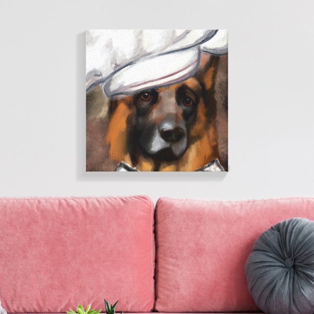 SCHÄFERHUND  CANVASTRYCK (Insitu (Vardagsrum))