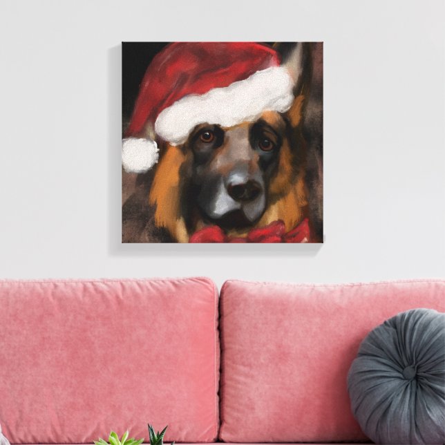 SCHÄFERHUND  CANVASTRYCK (Insitu (Vardagsrum))