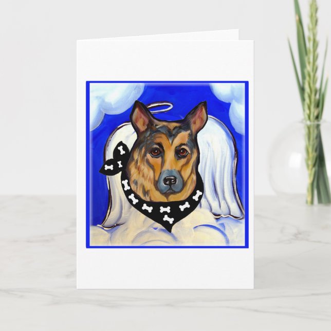 SCHÄFERHUND HELGKORT (Framsida)