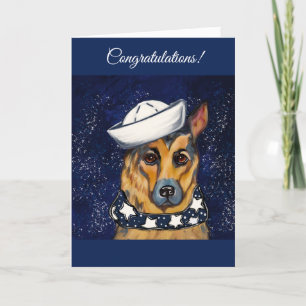 Schäferhund helgkort
