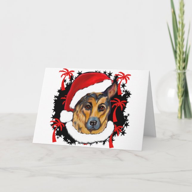 SCHÄFERHUND HELGKORT (Framsida)