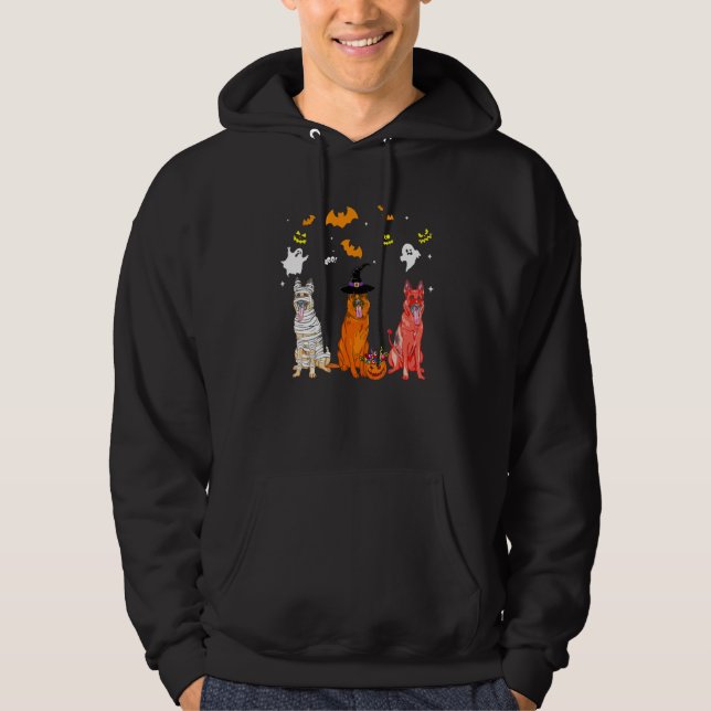 Schäferhund Hoodie (Framsida)
