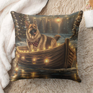 Schäferhund Julfestlig resa Kudde