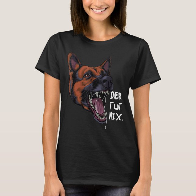 Schäferhund K9 Shepherd 1 T Shirt (Framsida)
