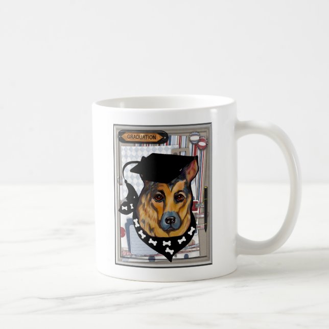 SCHÄFERHUND KAFFEMUGG (Höger)