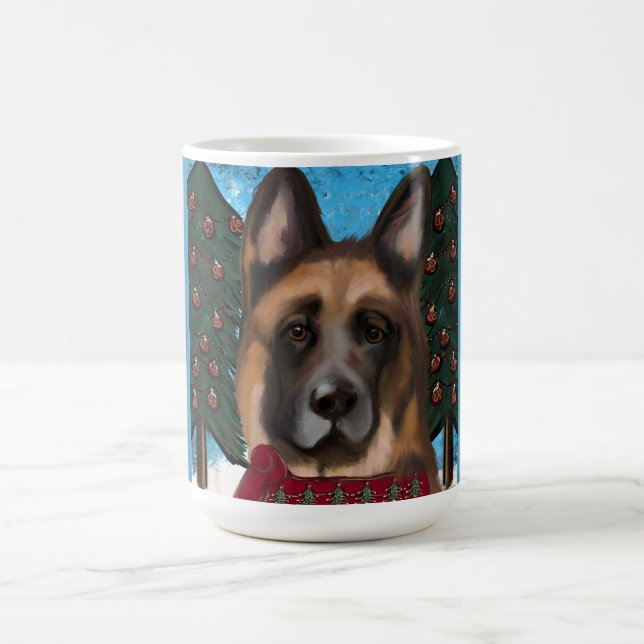 Schäferhund  kaffemugg (Center)