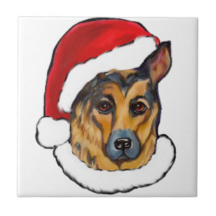 SCHÄFERHUND KAKELPLATTA