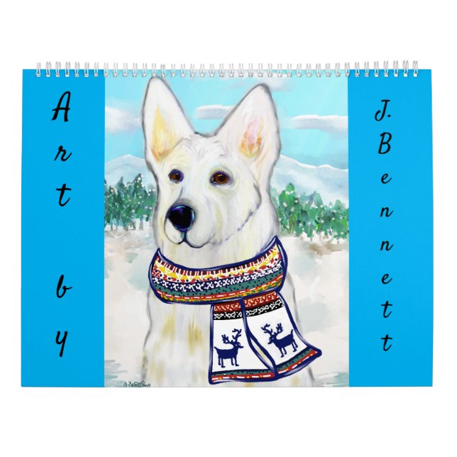 Schäferhund Kalender (Baksida)