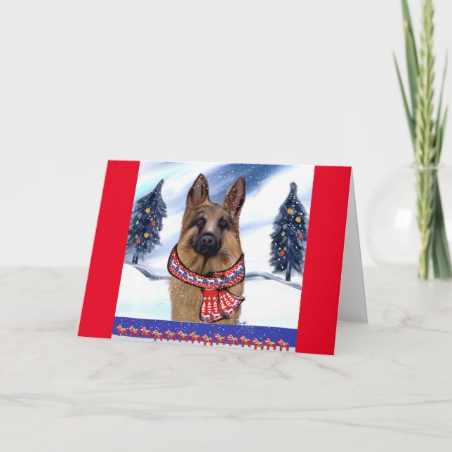 SCHÄFERHUND KORT (Framsida)
