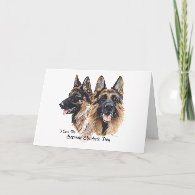 Schäferhund Kort (Framsida)