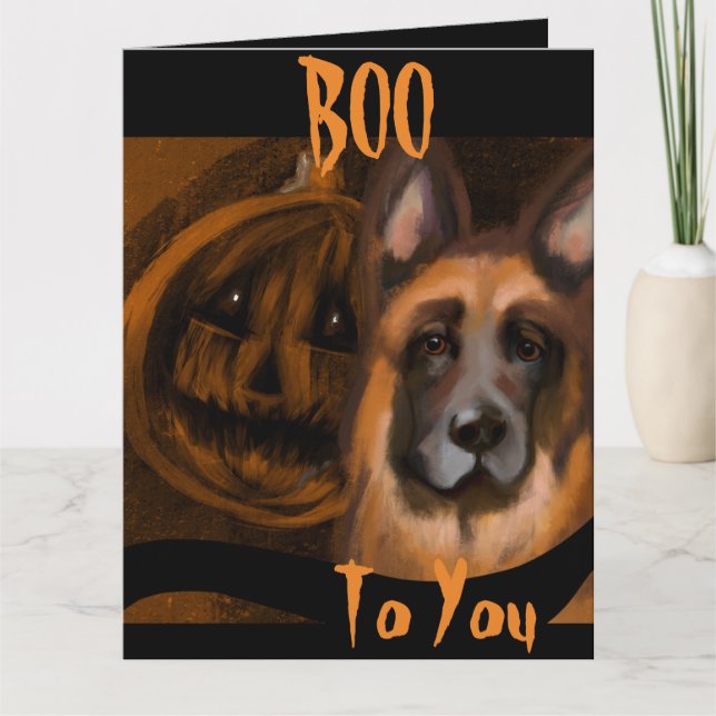 Schäferhund  kort (Framsida)