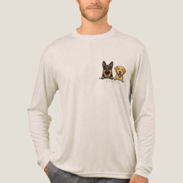 Schäferhund & Labrador Retriever för pappor som äl T Shirt