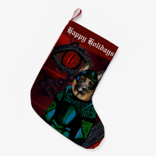Schäferhund liten julstrumpa