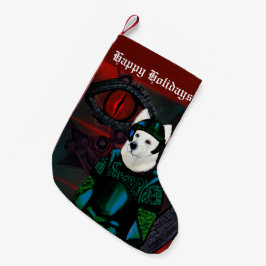 Schäferhund Liten Julstrumpa