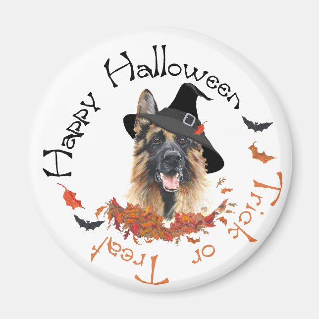 Schäferhund Magnet (Framsidan)