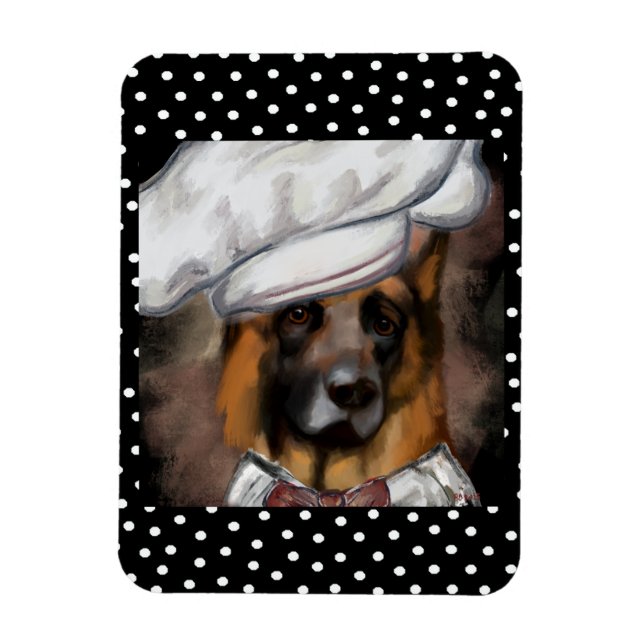 Schäferhund Magnet (Vertikal)