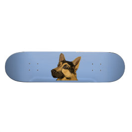 Schäferhund Mini Skateboard Bräda 18,5 Cm