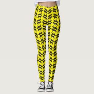 Schäferhund mönster leggings