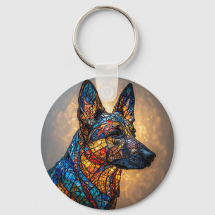 Schäferhund Nyckelring
