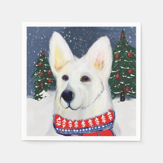 Schäferhund Pappersservett (Framsidan)