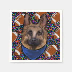 Schäferhund Pappersservett